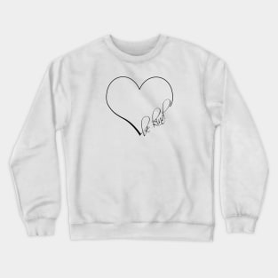 be kind. heart. be a kind human. nice human. human rights design Crewneck Sweatshirt
